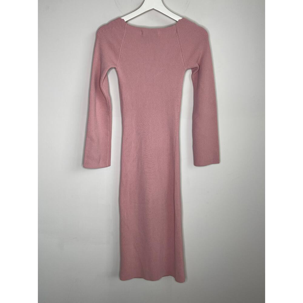 Petal and Pup Aquerelle Sweetheart Bodycon Midi Dress Women's Rose Women's 4 NWT - Picture 7 of 12